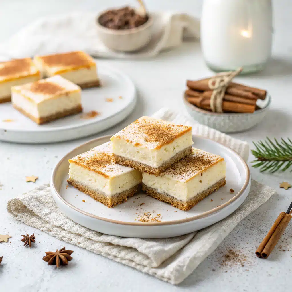 Eggnog Cheesecake Bars: 7 Cozy Reasons You’ll Crave Them