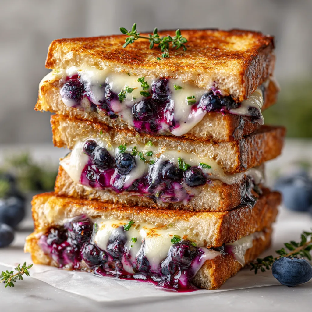 Gourmet Blueberry Grilled Cheese
