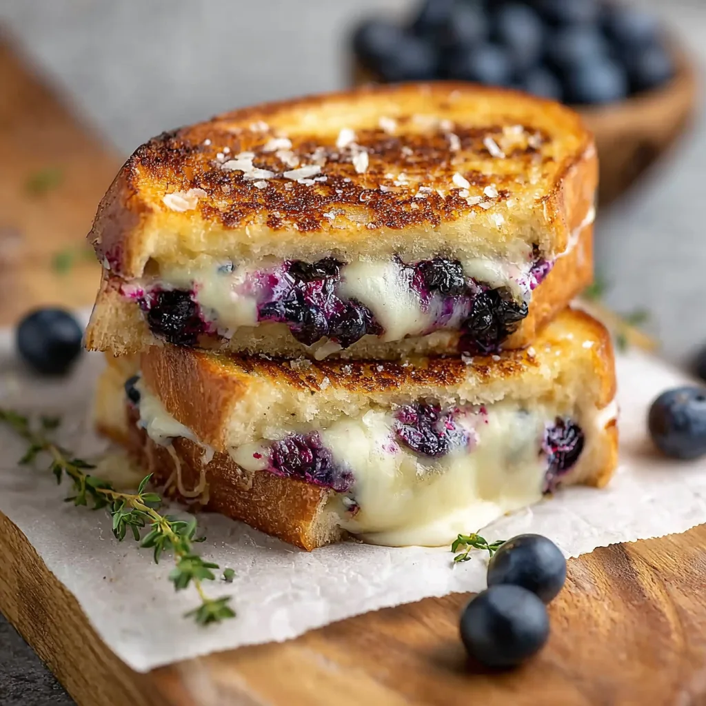 Gourmet Blueberry Grilled Cheese