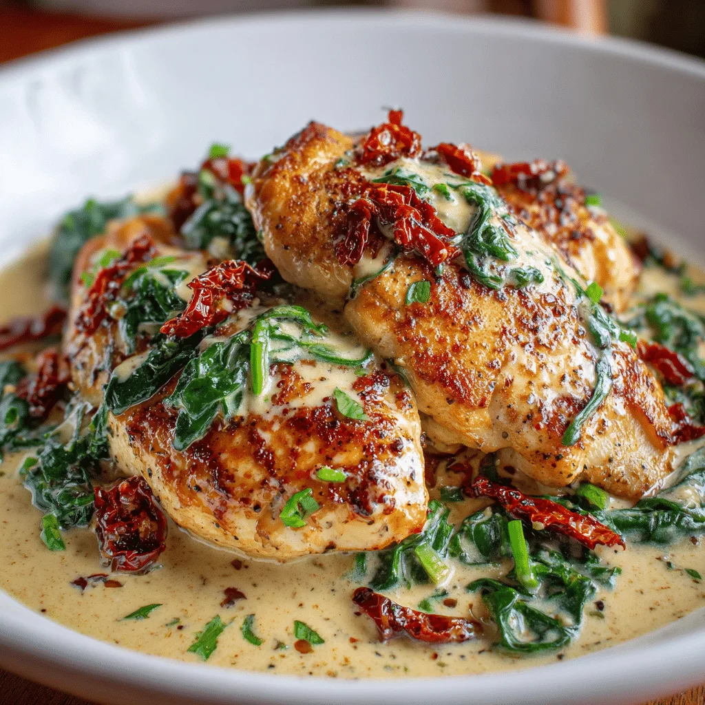 Creamy Tuscan Chicken is what I crave the minute the air turns crisp and the sun dips early.