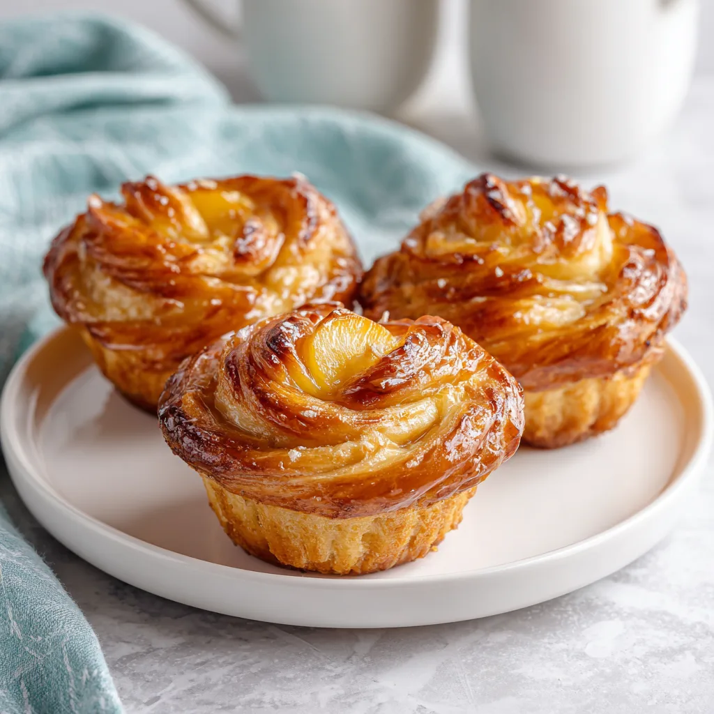 Irresistible Peach Pie Cruffins Recipe