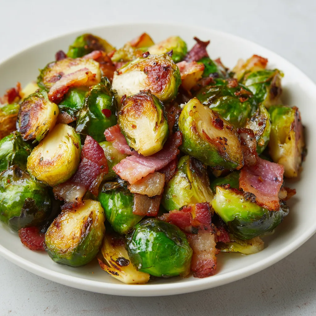 Maple-Bacon Brussels Sprouts