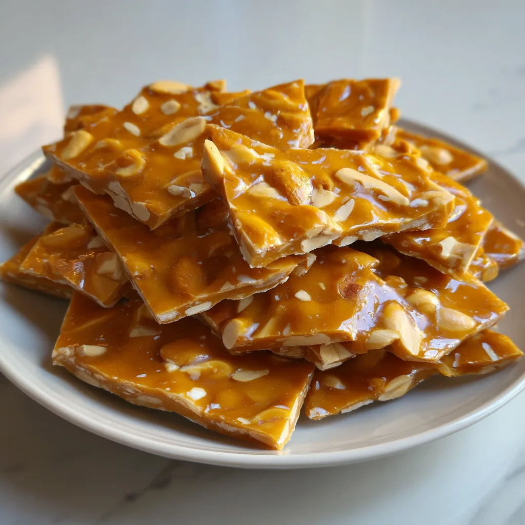 Microwave 5-Minute Peanut Brittle