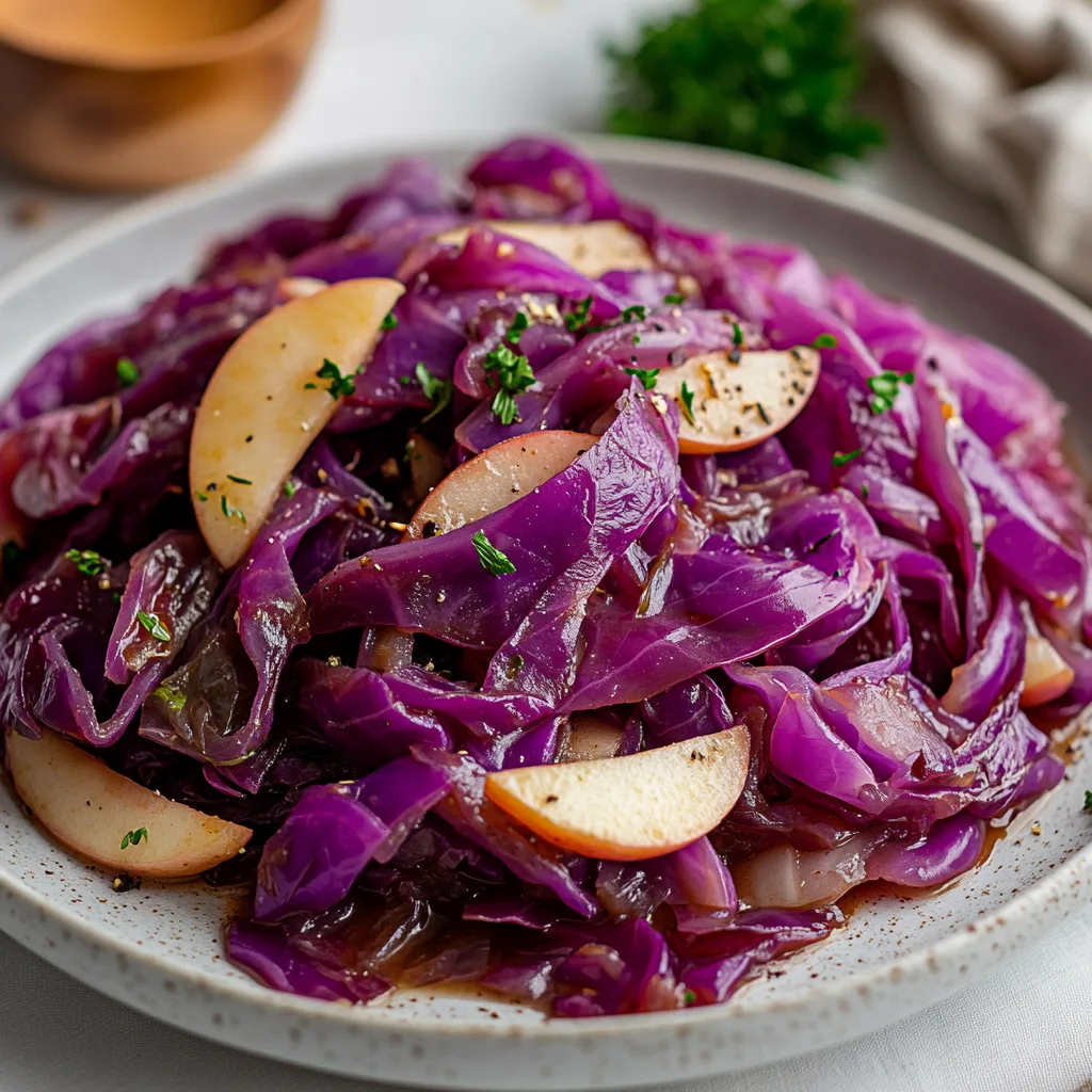 Braised Red Cabbage with Apples & Spices Recipe | Easy, Flavorful Side Dish