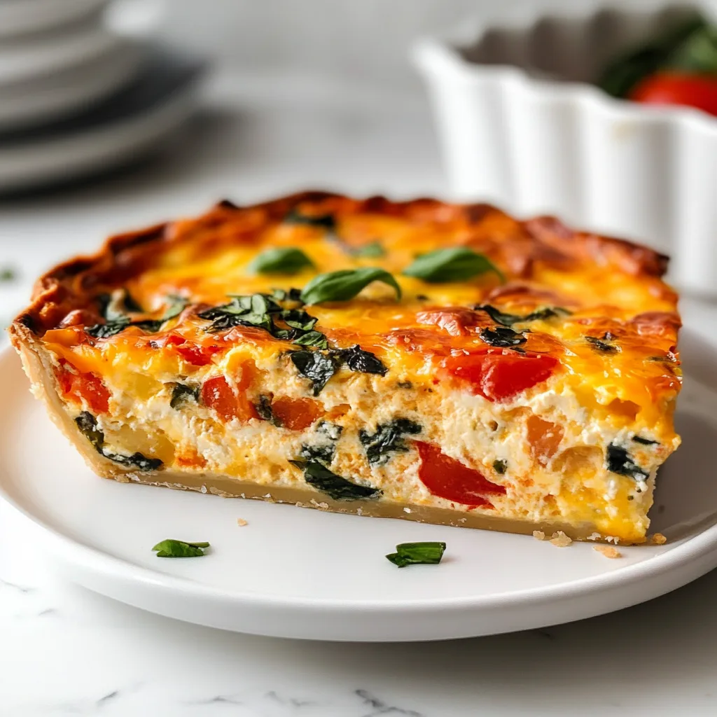 Healthy and Delicious Crustless Quiche Recipe | Easy Low-Carb Meal