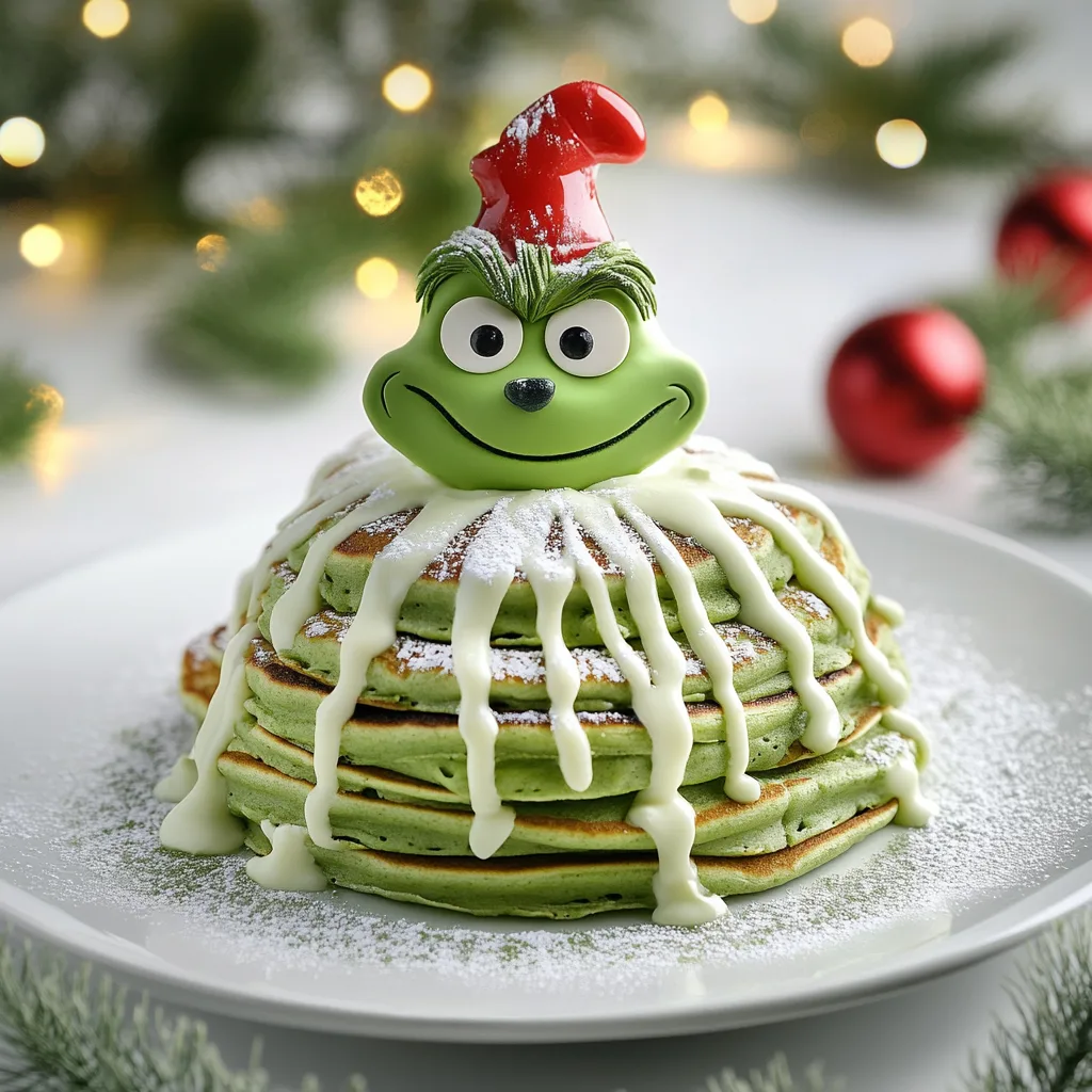 Delicious Grinch Green Pancakes Recipe – Fun & Festive Holiday Breakfast