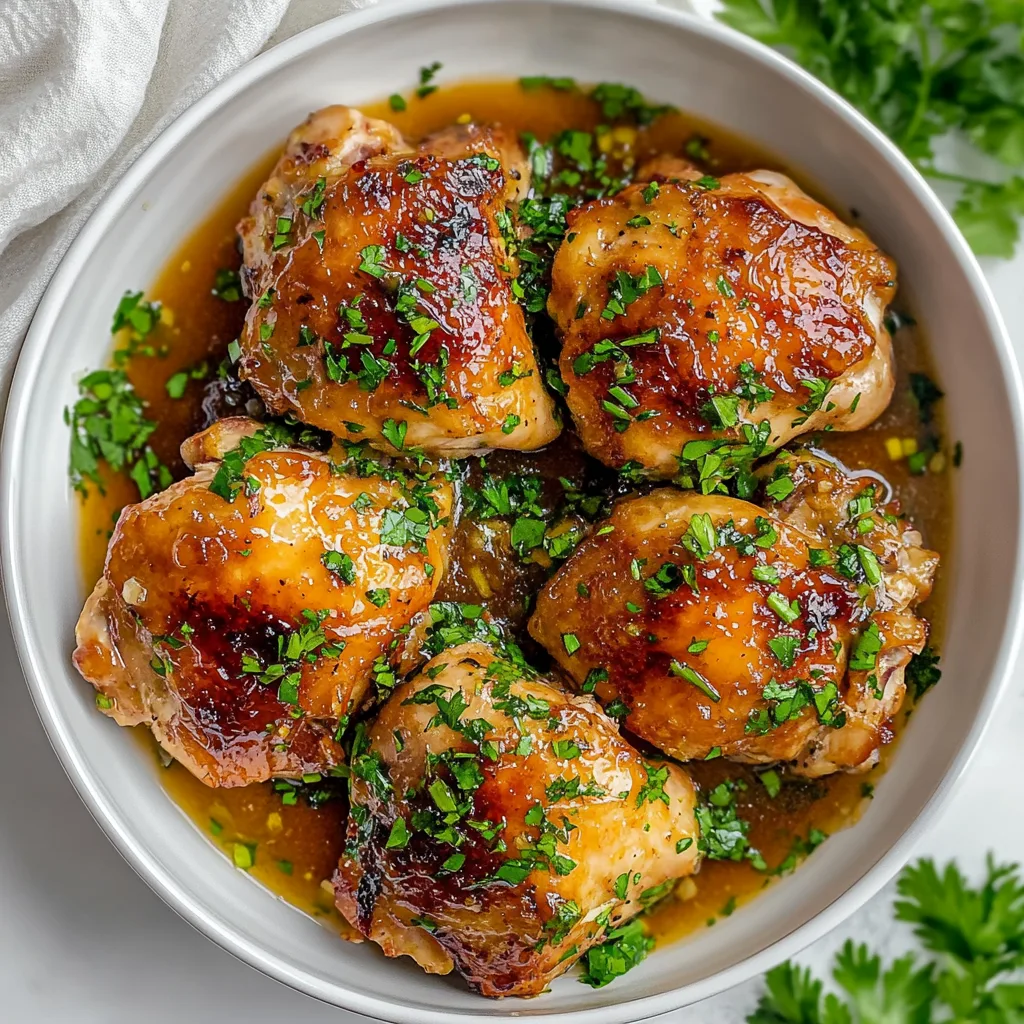 Honey Garlic Slow Cooker Chicken Thighs Recipe | Easy, Tender & Flavorful
