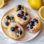 Lemon and Blueberry Crumpet Doughnuts Recipe | Delicious & Easy Treats