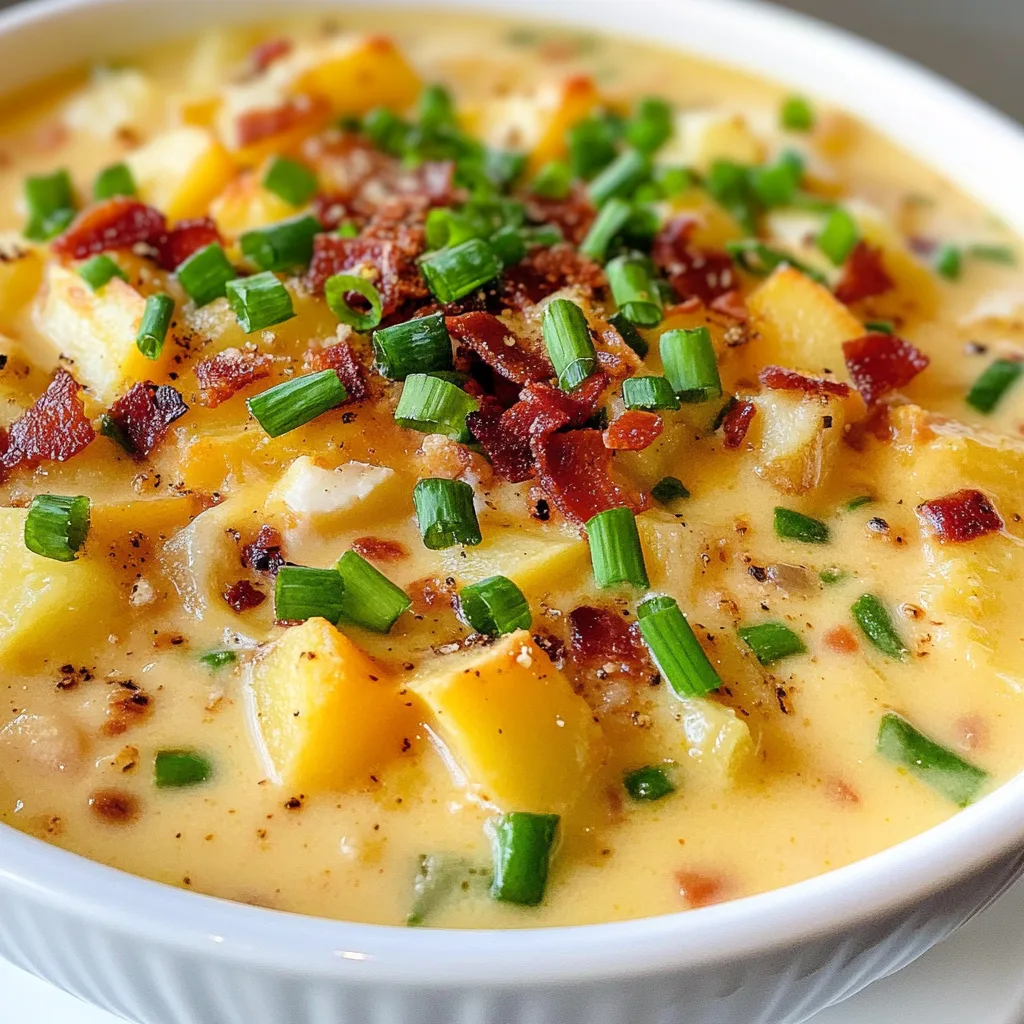 Hearty Loaded Baked Potato Soup Recipe | Creamy & Delicious Comfort Food