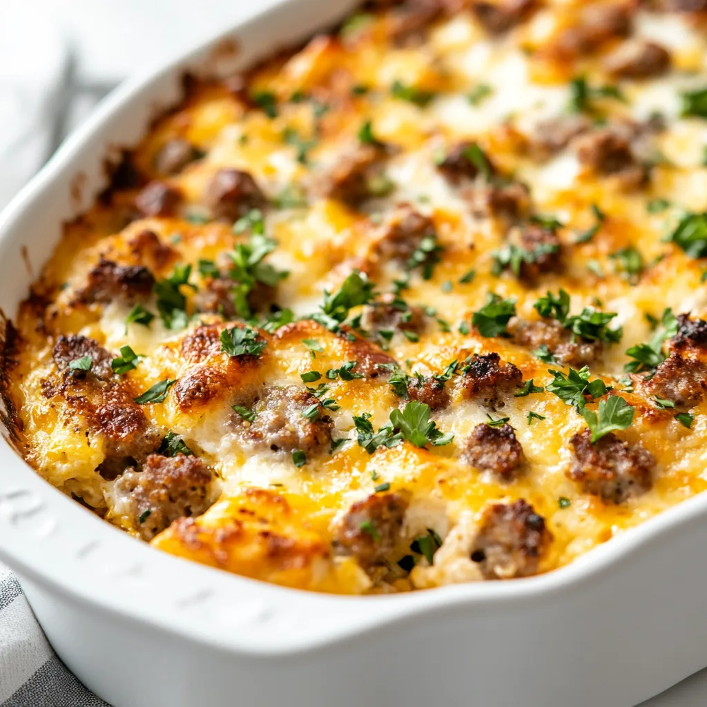 Hearty Sausage Breakfast Casserole Recipe | Easy & Delicious Morning Meal