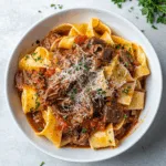 Slow Cooker Beef Ragu with Pappardelle | Easy Hearty Italian Pasta Recipe