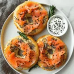 Delicious Smoked Salmon Bagels Recipe | Easy & Fresh Breakfast Idea