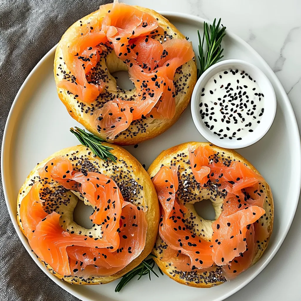 Delicious Smoked Salmon Bagels Recipe | Easy &amp; Fresh Breakfast Idea