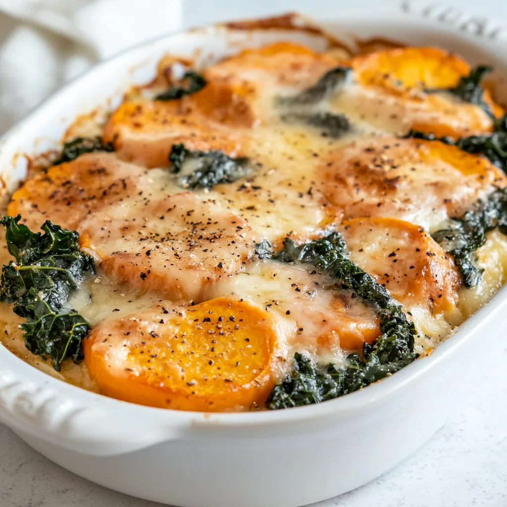 Delicious Swede, Kale, and Sweet Potato Gratin Recipe – Healthy & Easy to Make