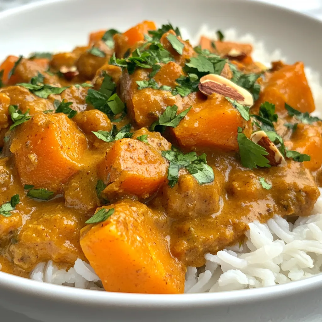 Sweet Potato & Almond Curry Recipe – Delicious Gluten-Free Meal