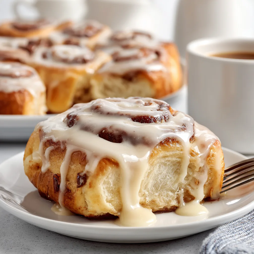 Easy Cinnamon Rolls with Cream Sauce Recipe – Soft & Delicious Breakfast Treat