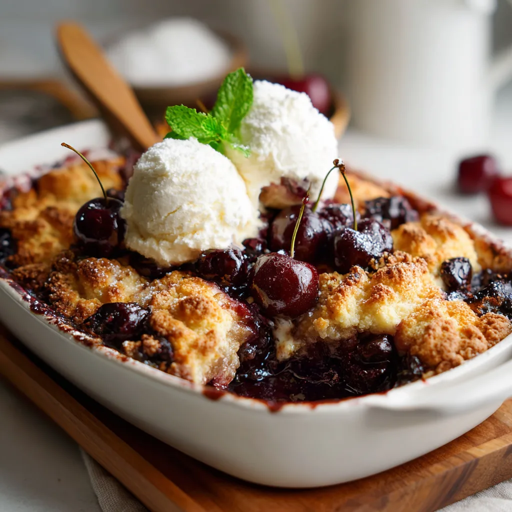 Dump & Bake Black Forest Cobbler