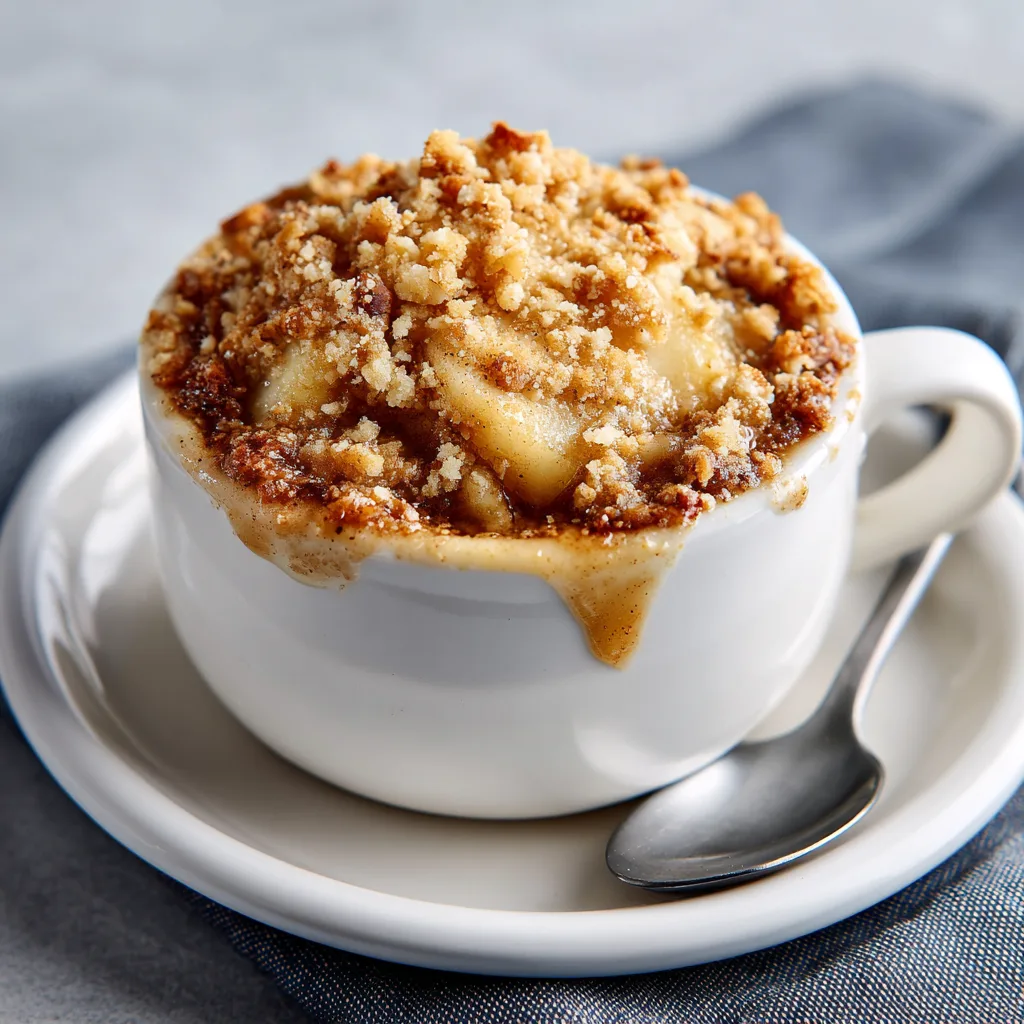 There's something magical about the way a Microwave Apple Crisp Mug