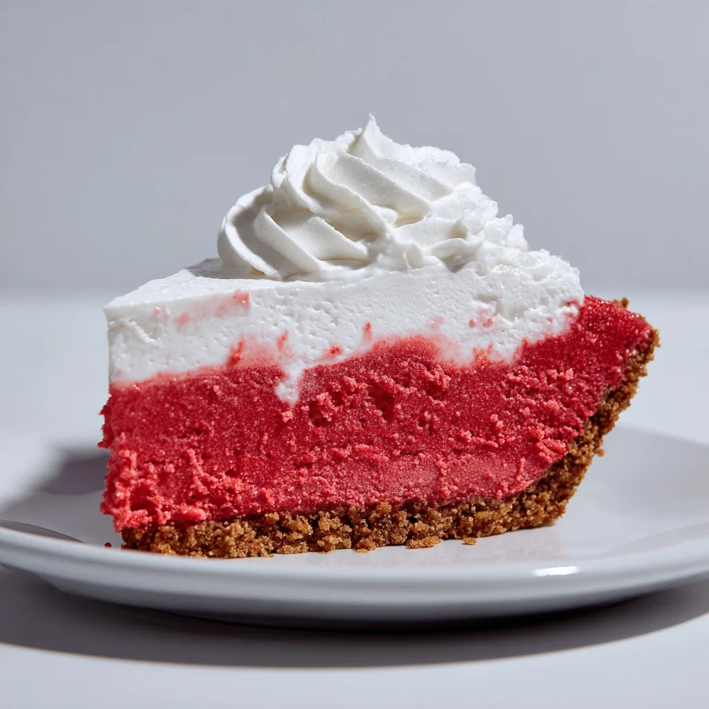 There's something magical about No-Bake Kool-Aid Pie that instantly transports me back to summer afternoons at my g