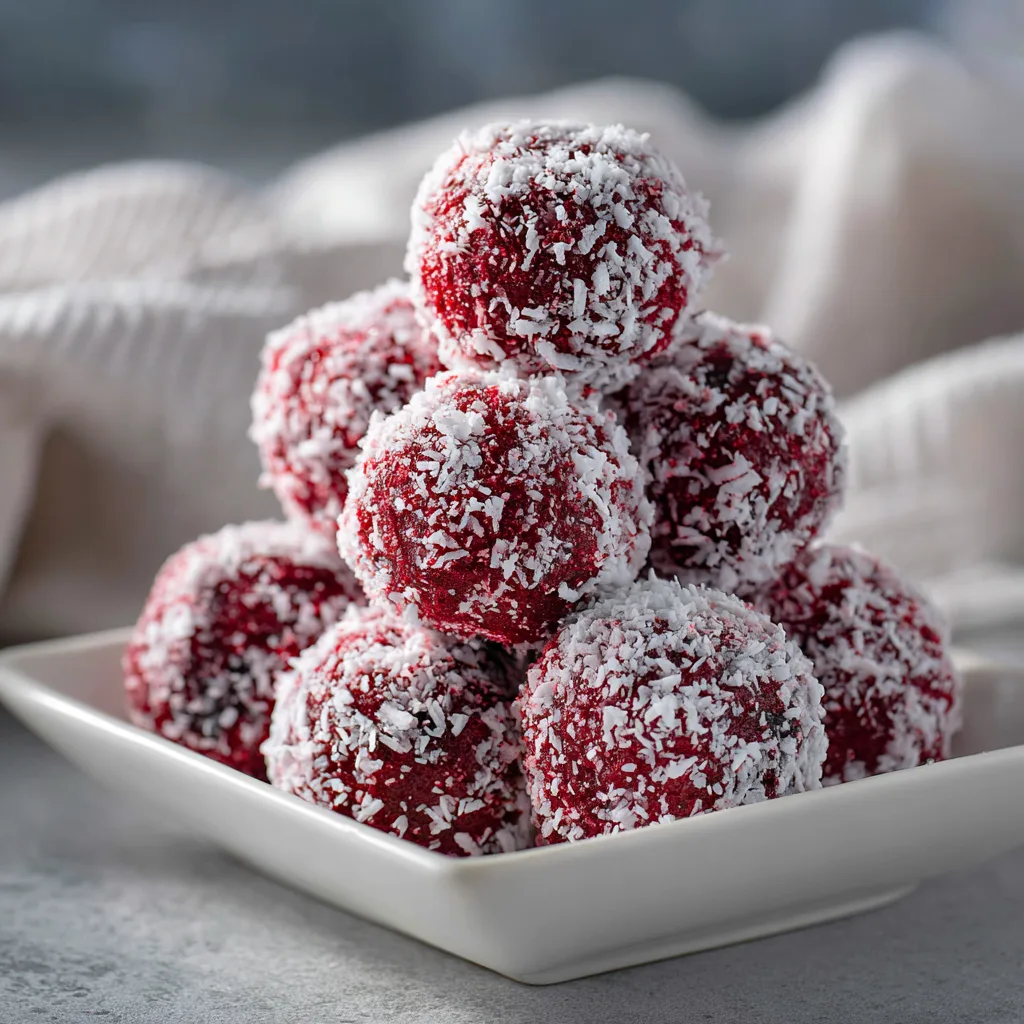 Red Velvet Snowballs