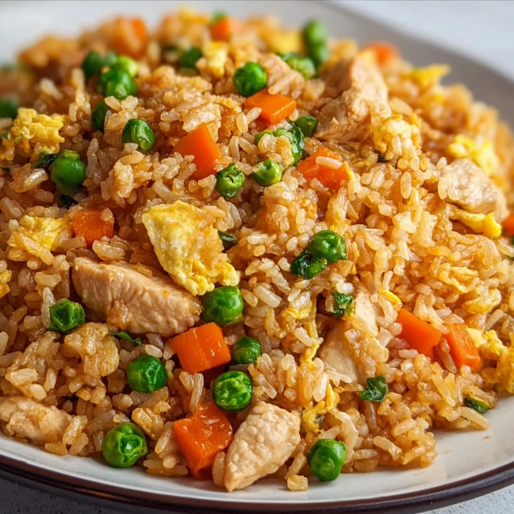 Quick & Easy 30-Minute Chicken Fried Rice Recipe | Tastiest Homemade Fried Rice