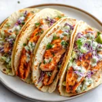 Crispy Air Fryer Salmon Tacos with Fresh Slaw Recipe | Healthy & Easy Meal