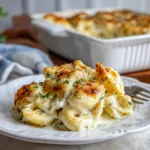 Delicious Alfredo Tortellini Bake Recipe | Creamy & Cheesy Pasta Casserole