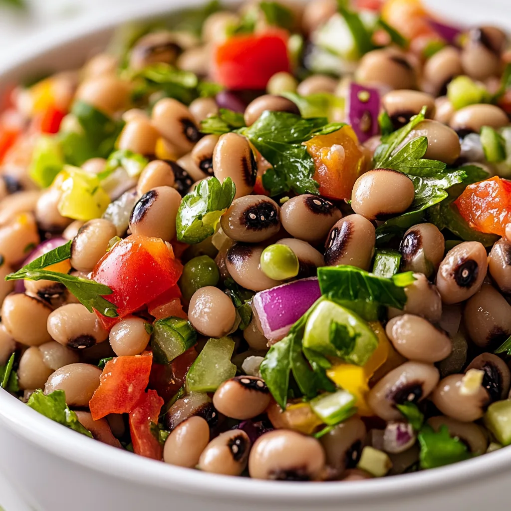 Delicious Black Eyed Pea Salad Recipe | Healthy & Easy to Make