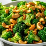 Broccoli with Garlic Butter and Cashews Recipe | Healthy & Delicious Side Dish
