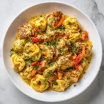 Cajun Chicken Tortellini with Garlic Sauce | Spicy & Creamy Pasta Recipe