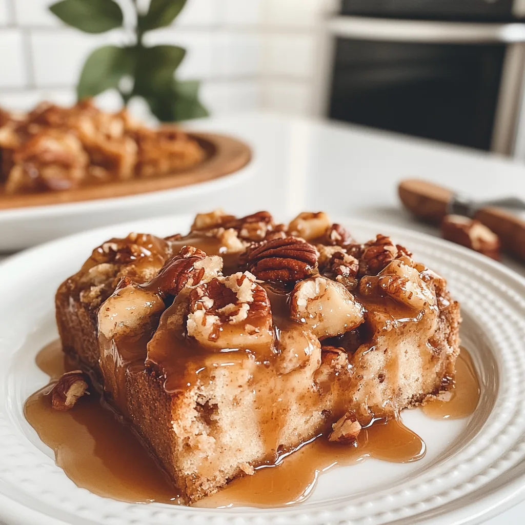 Delicious Caramel Pecan Bread Pudding with Salted Caramel Drizzle Recipe 3 Delicious Caramel Pecan Bread Pudding with Salted Caramel Drizzle Recipe