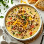 Delicious Cheeseburger Soup Recipe | Easy & Creamy Comfort Food