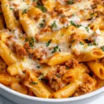 Cheesy Baked Mostaccioli Pasta Recipe – Easy & Delicious Comfort Food