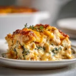 Delicious Cheesy Chicken and Spinach Casserole Recipe – Easy & Healthy Meal