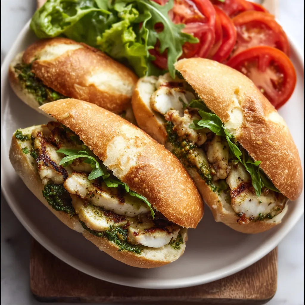 Delicious Chicken Pesto Sandwiches Recipe | Easy & Flavorful Lunch Ideas