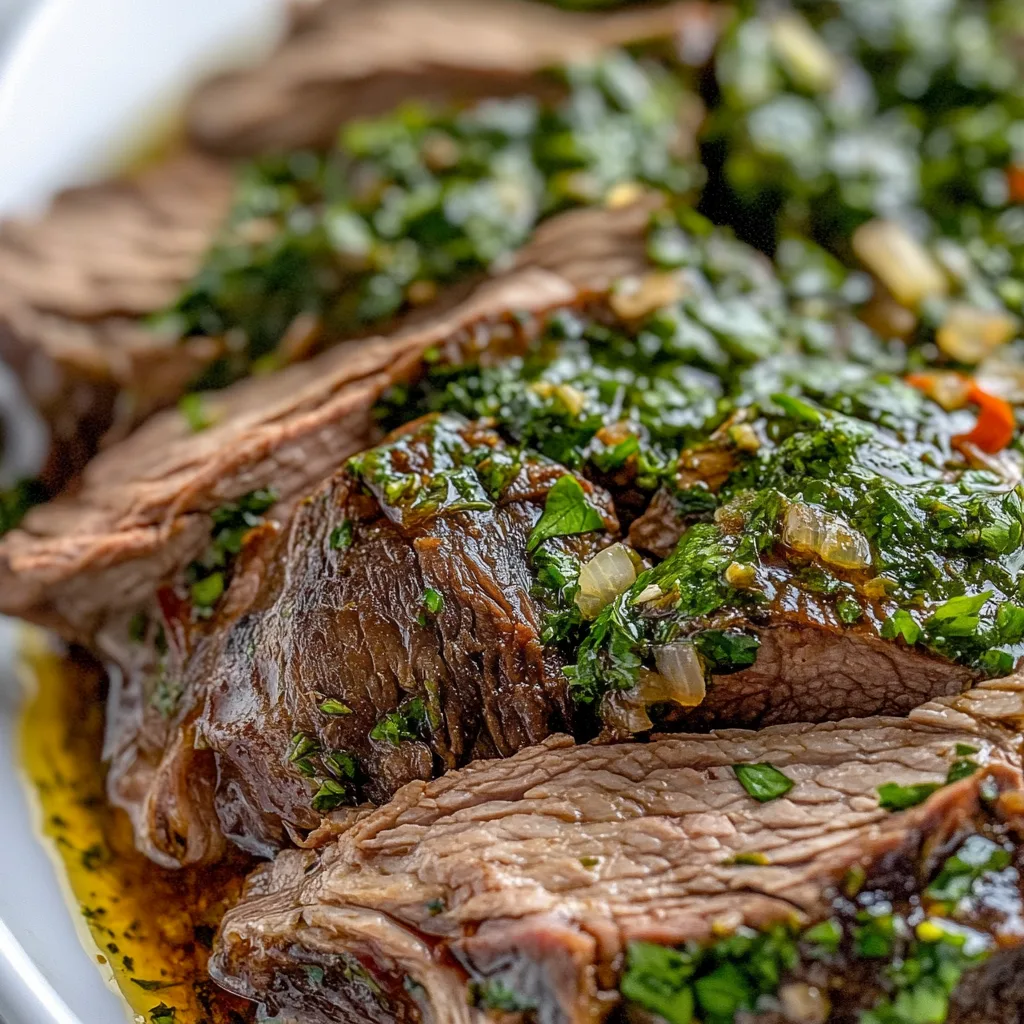 Chimichurri Beef Tender Pot Roast Recipe | Juicy & Flavorful Slow-Cooked Meal