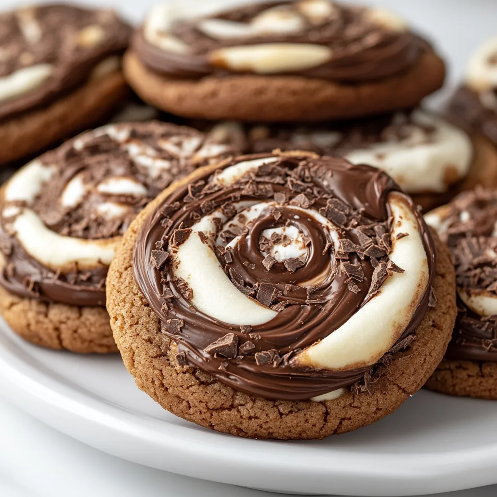 Delicious Chocolate Marshmallow Swirl Cookies Recipe | Soft & Chewy Treats