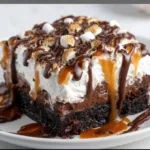 Delicious Chocolate Poke Cake with Marshmallow | Easy & Moist Dessert Recipe