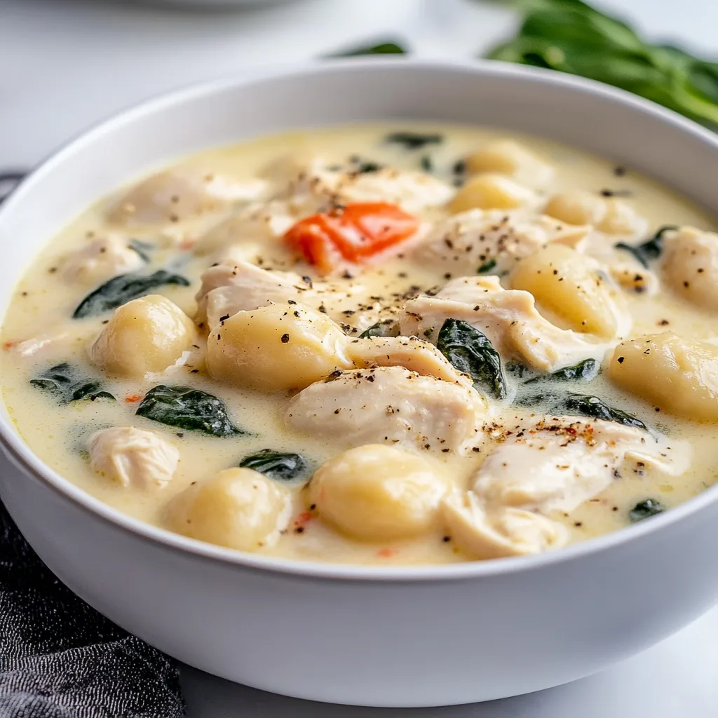 Creamy Chicken and Gnocchi Soup Recipe – Easy, Comforting & Delicious