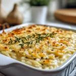 Creamy Cottage Cheese Baked Orzo with Roasted Garlic – Easy, Delicious Recipe
