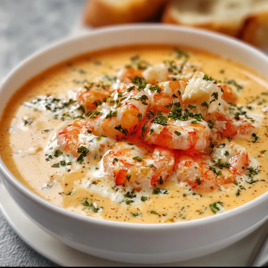 Creamy Crab and Shrimp Bisque Recipe | Rich Seafood Soup Delight