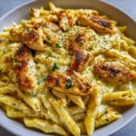Creamy Garlic Parmesan Chicken Pasta Recipe | Easy & Delicious Dinner