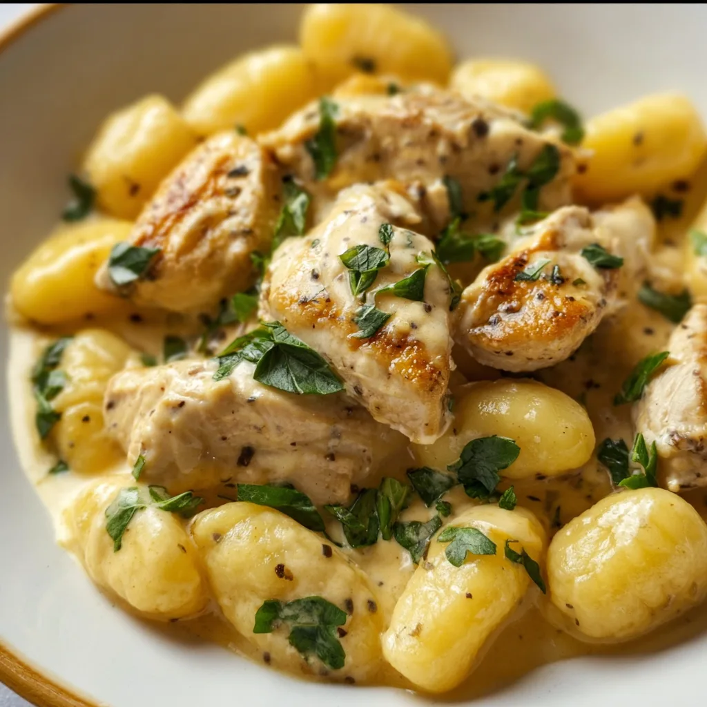 Creamy Lemon Chicken Gnocchi Recipe | Easy & Delicious Dinner Idea