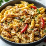 Creamy Rasta Pasta with Jerk Chicken Recipe | Delicious Caribbean Style Dinner