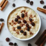 Creamy Rice Pudding with Cinnamon and Raisins – Easy & Delicious Dessert Recipe