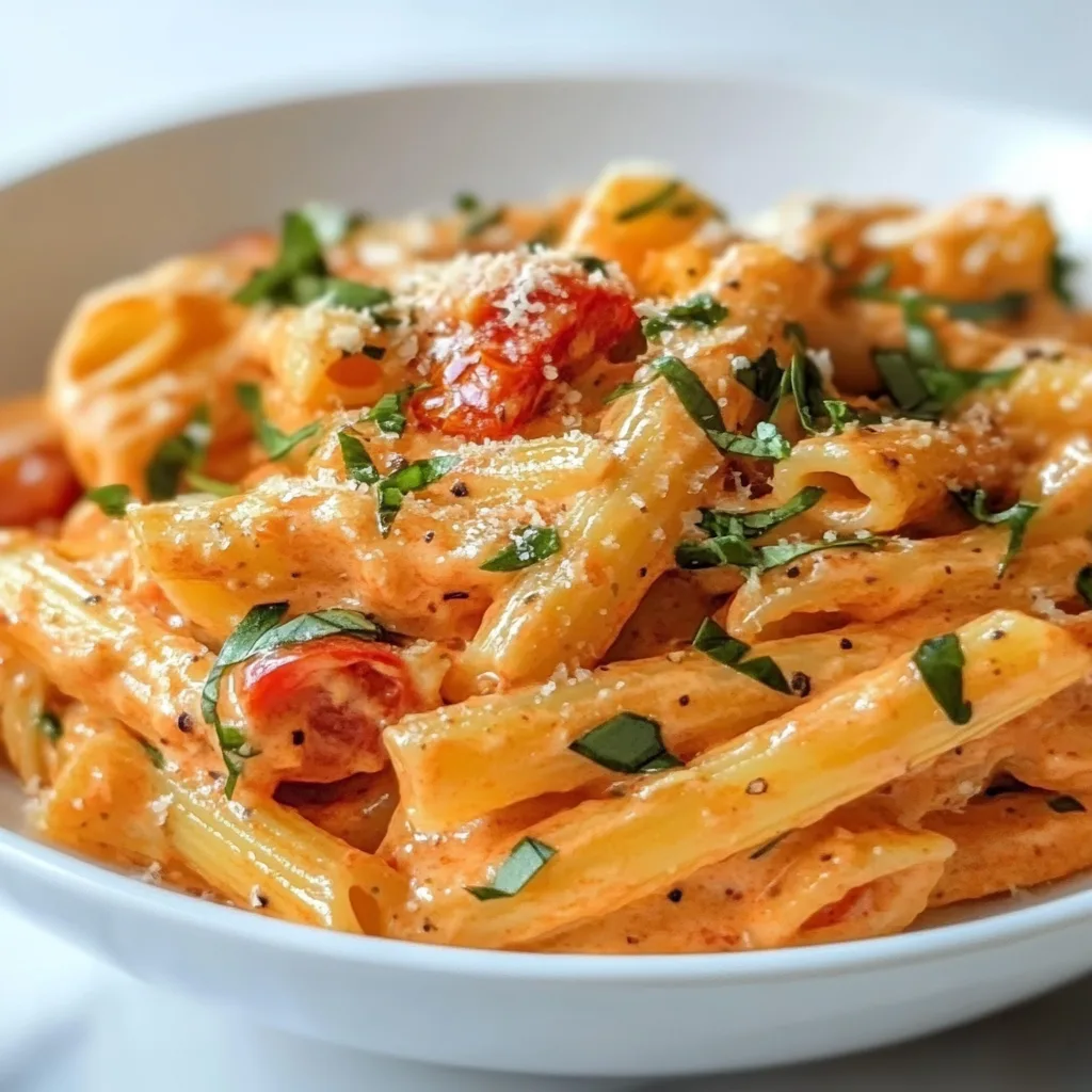 Creamy Tomato Garlic Pasta Recipe | Easy & Delicious Dinner Idea