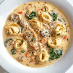 Creamy Tuscan Tortellini Soup Recipe – Easy, Delicious & Comforting