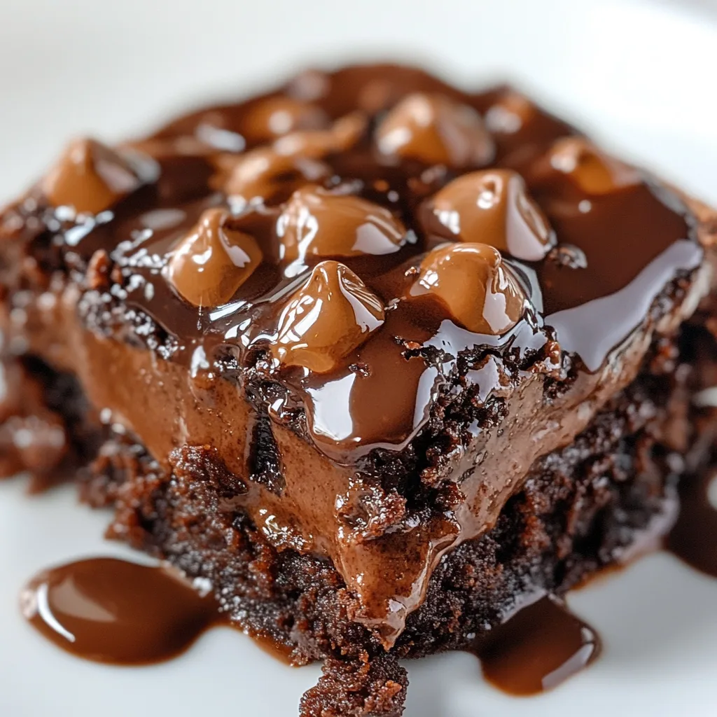 Crockpot Triple Chocolate Brownie Pudding Recipe | Easy Slow Cooker Dessert