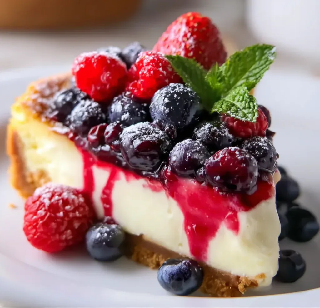 Delicious Vanilla Berry Cheesecake Recipe