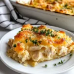 Garlic Butter Chicken Dump and Bake Casserole | Easy & Delicious Recipe